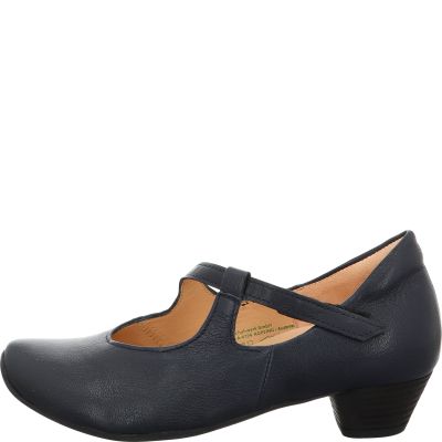 Think! AIDA Damen Pumps - Material: Leder in Blau