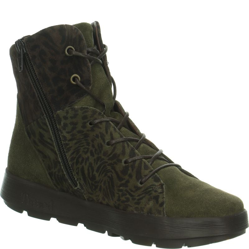 Think! COMODA Damen  - Material: Leder in Oliv