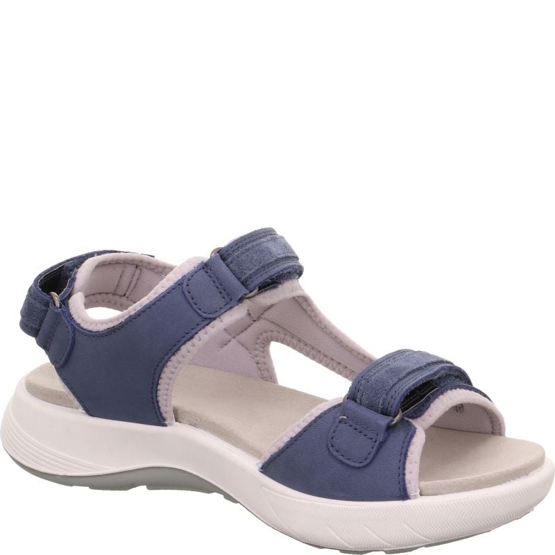 Legero SIRIS 2.0 Damen Sandale - Material: Leder/Textil in Blau