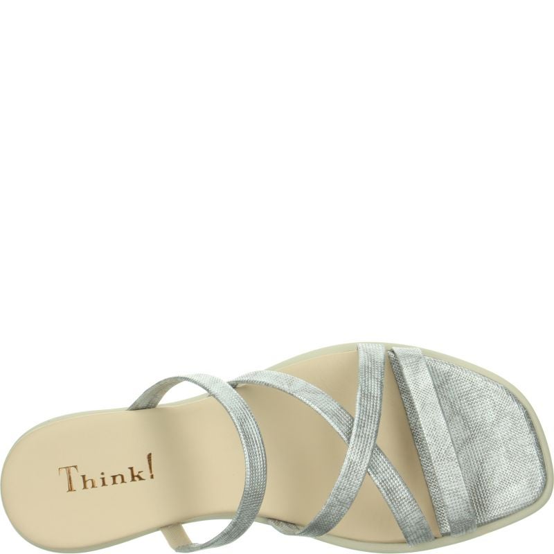 Think VIVI Mules - Material: Leather in Metallic