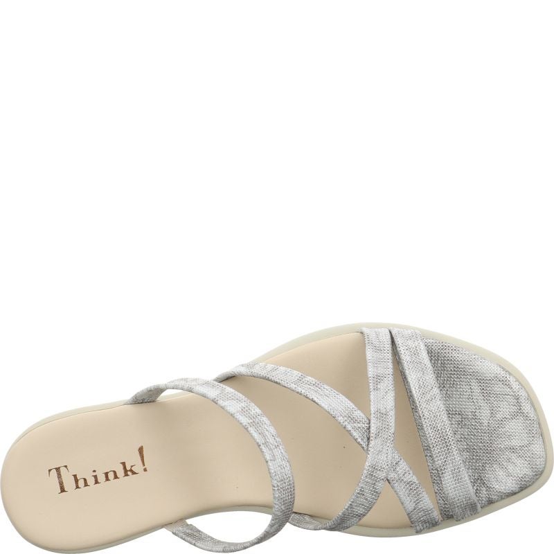Think VIVI Mules - Material: Leather in Metallic