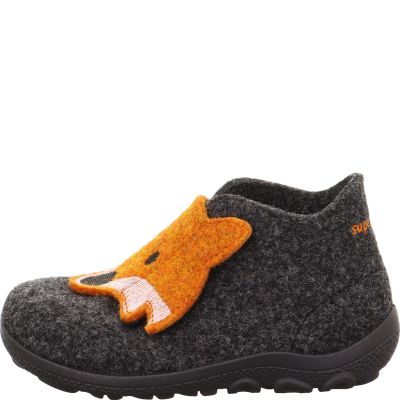 Superfit HAPPY OCTI Unisex, Jungen Hausschuh - Material: Textil in Grau