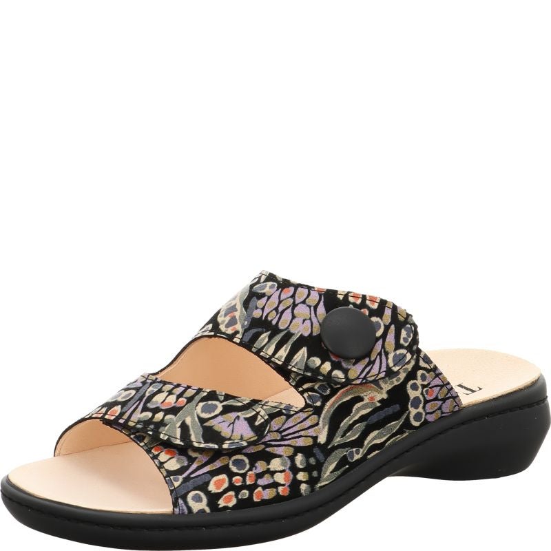 Think! CAMILLA Damen Pantolette - Material: Leder in Mehrfarbig