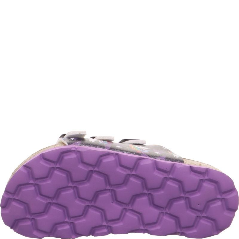 Superfit FUSSBETTPANTOFFEL Girls Slipper - Material: Sonstiges Material in Purple