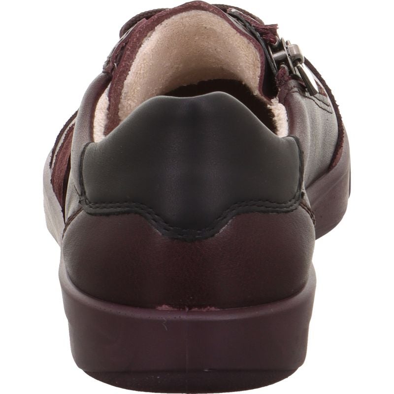 legero SILENCE Damen Sneaker low - Material: Leder in Rot