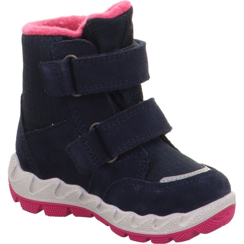 Superfit ICEBIRD Girls Boot - Material: Leather/Textil in Blue