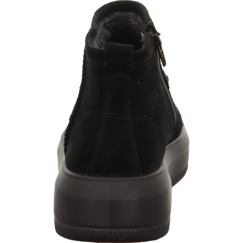 legero WONDER Damen Stiefelette - Material: Leder in Schwarz
