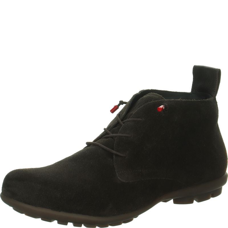 Think KONG HERREN Ankle boot - Material: Leather in Brown