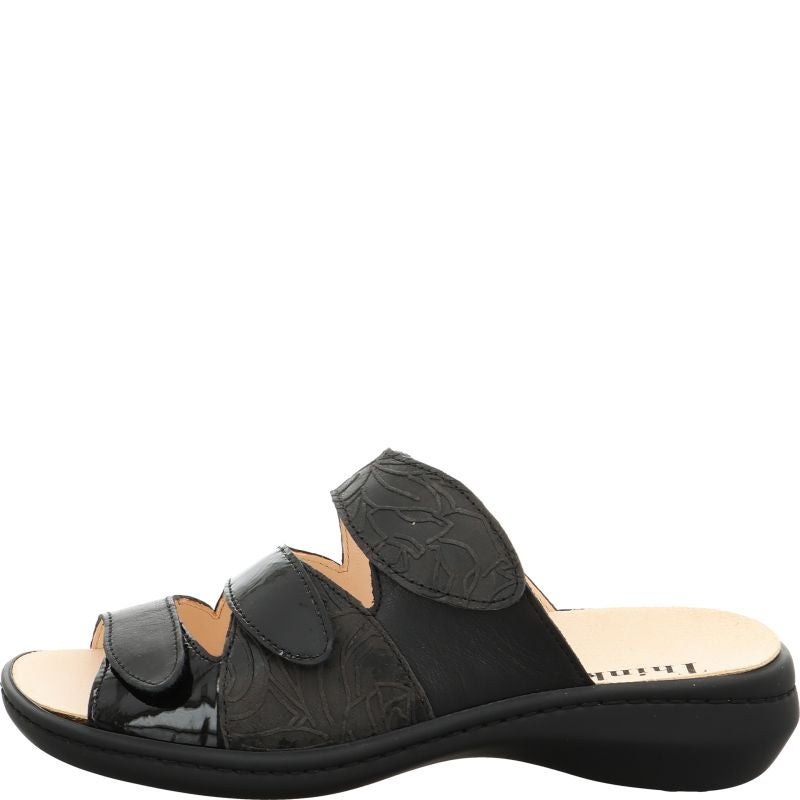 Think! CAMILLA Damen Pantolette - Material: Leder in Schwarz