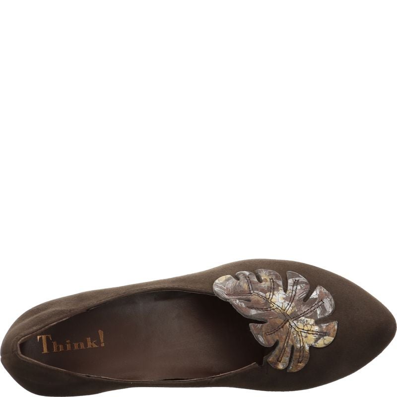 Think GRACE Woman Pumps - Material: Leather in Grey