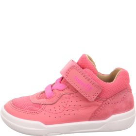 Superfit SUPERFREE Sneaker high - Material: Leder/Textil in Rosa