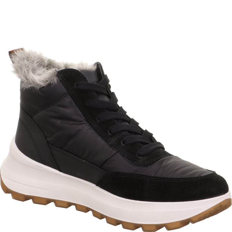 legero T4 RUN Damen Sneaker high - Material: Leder/Textil in Schwarz