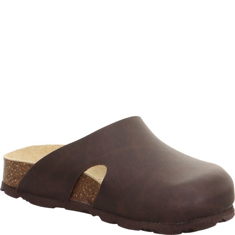 Superfit FUSSBETTPANTOFFEL Unisex, Boys Clog - Material: Sonstiges Material in Brown