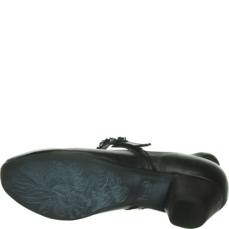 Think AIDA DAMEN Woman  - Material: Leather in Black