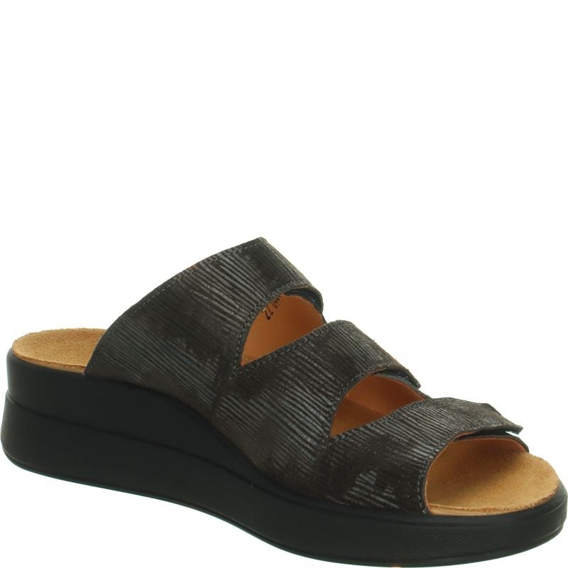 Think! MEGGIE Damen Pantolette - Material: Leder in Mehrfarbig