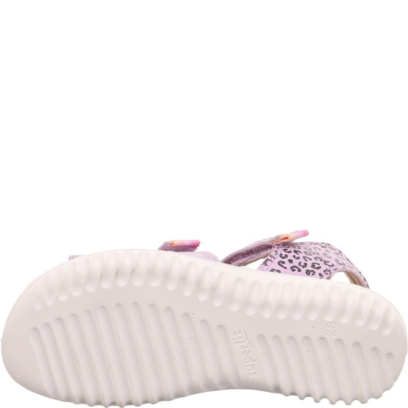 Superfit SPARKLE Sandal - Material: Leather in Purple