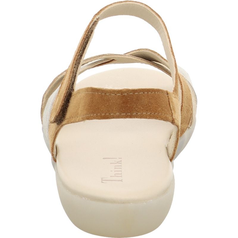 Think NATURE SAND Woman  - Material: Leather in Brown