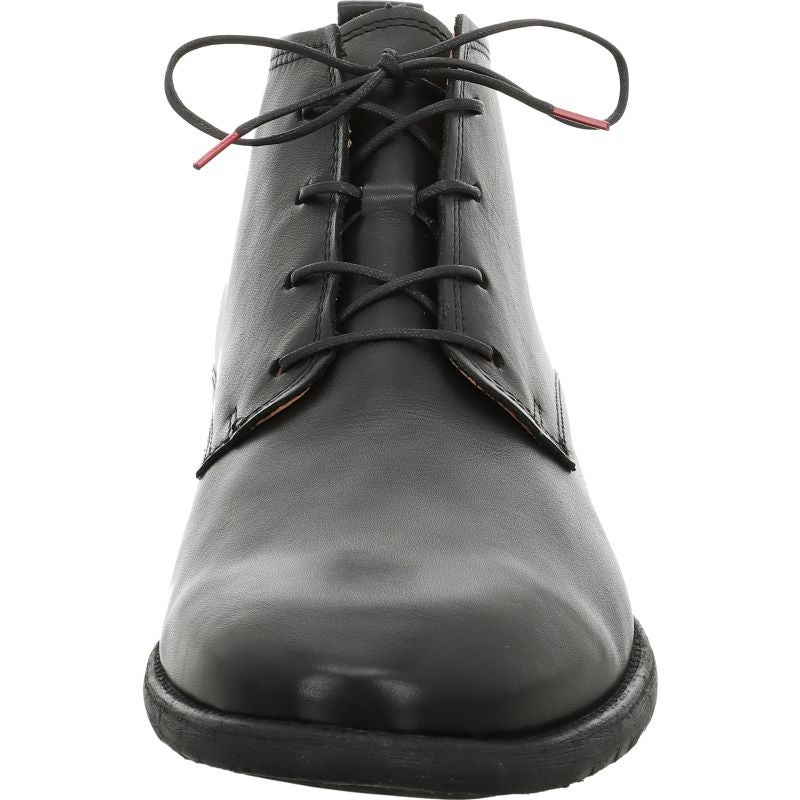 Think! CIVITA Herren Ankle Boots - Material: Leder in Schwarz