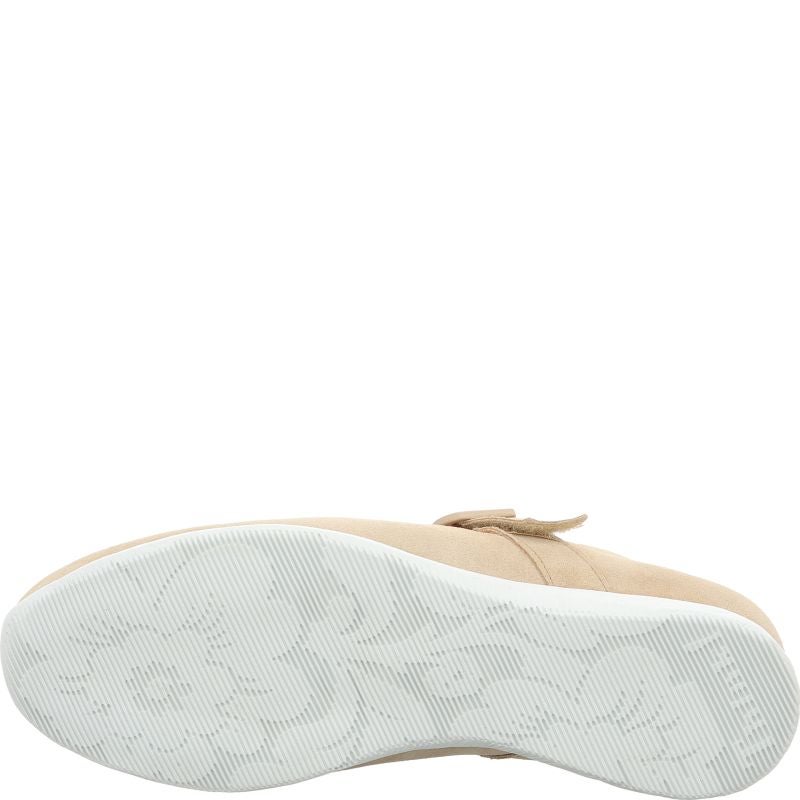 Think ALOA Ballerina - Material: Leather in Beige