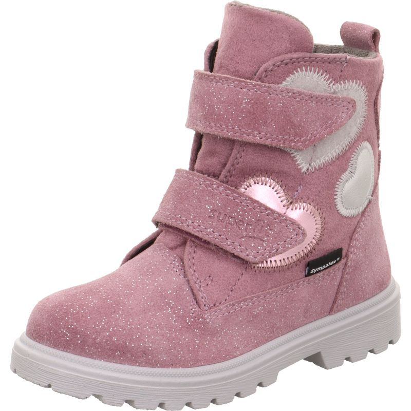 Superfit SPIRIT Girls Boot - Material: Leather/Textil in Purple