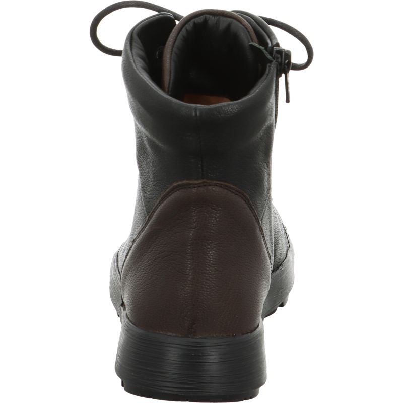 Think! COMODA Damen Stiefelette - Material: Leder in Grau
