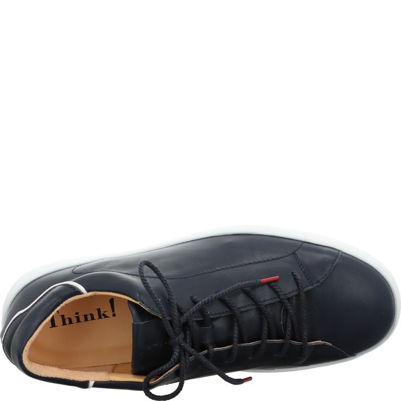Think JOEKING Men Sneakers low - Material: Leather in Blue