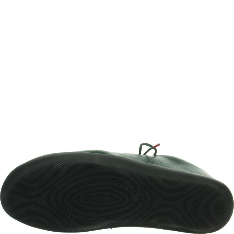 Think! HAPPAT Herren Sneaker low - Material: Leder in Grün