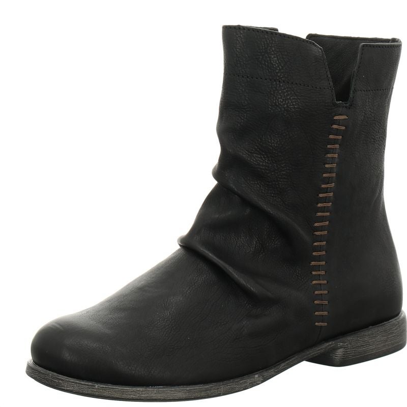 Think AGRAT Woman Ankle boot - Material: Leather in Black