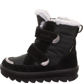 Superfit FLAVIA Mädchen Boots - Material: Leder/Textil in Schwarz