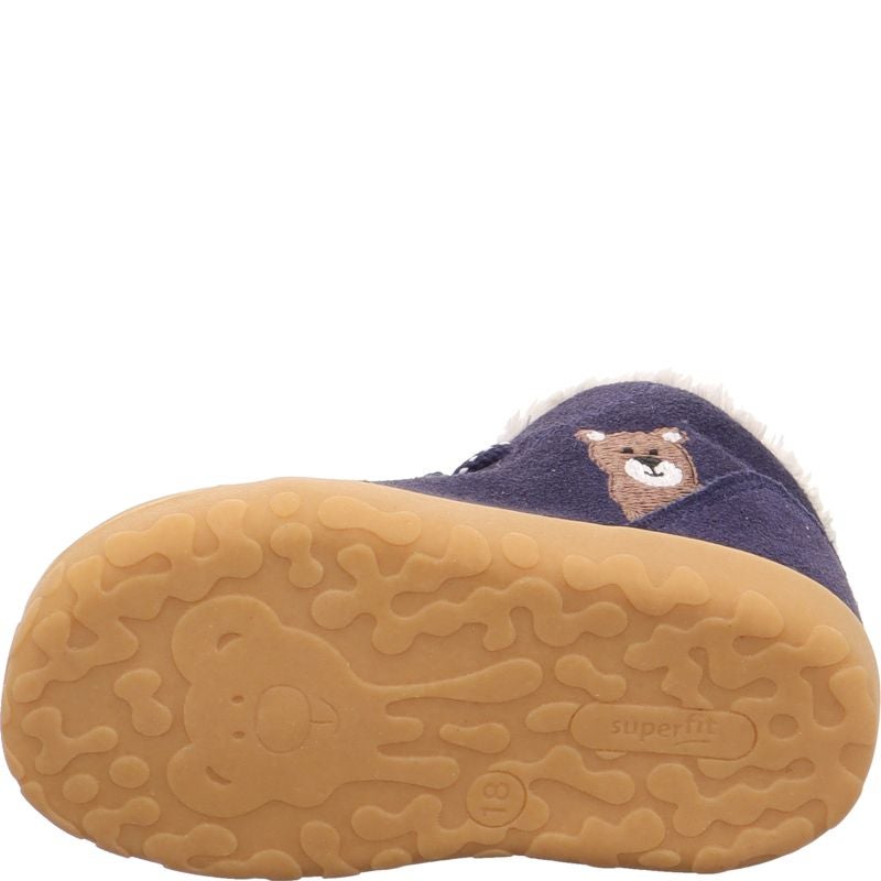 Superfit FLUMMI Unisex | Boys Sneakers high - Material: Leather in Blue