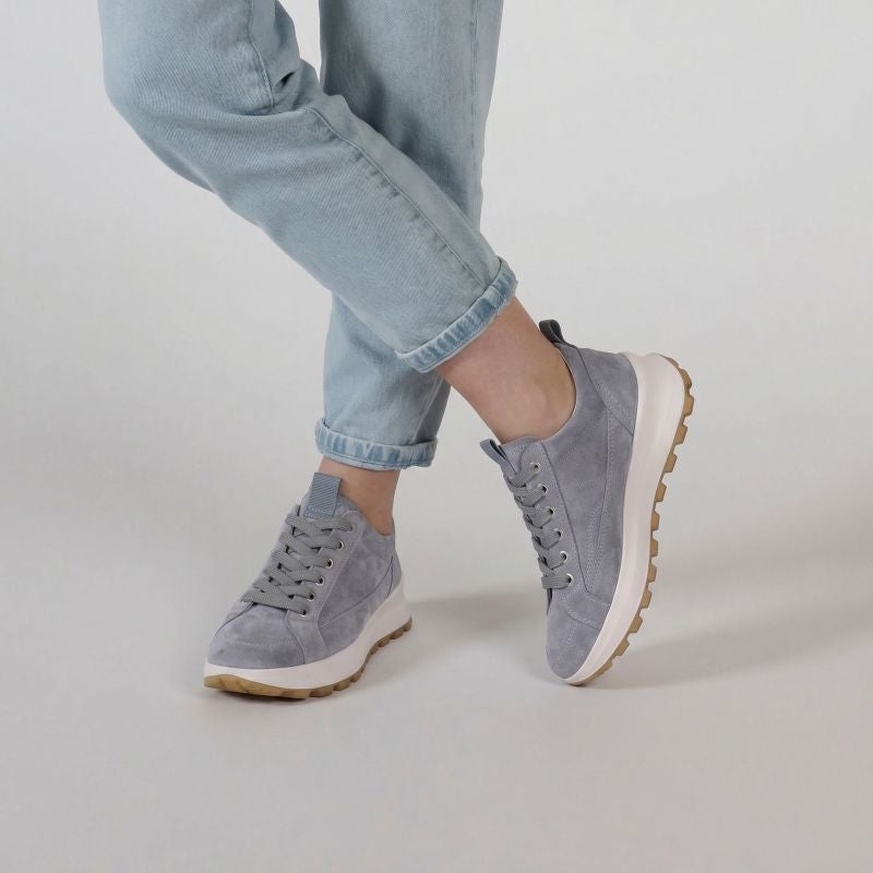 Legero T4 RUN Damen Sneaker low - Material: Leder in Blau