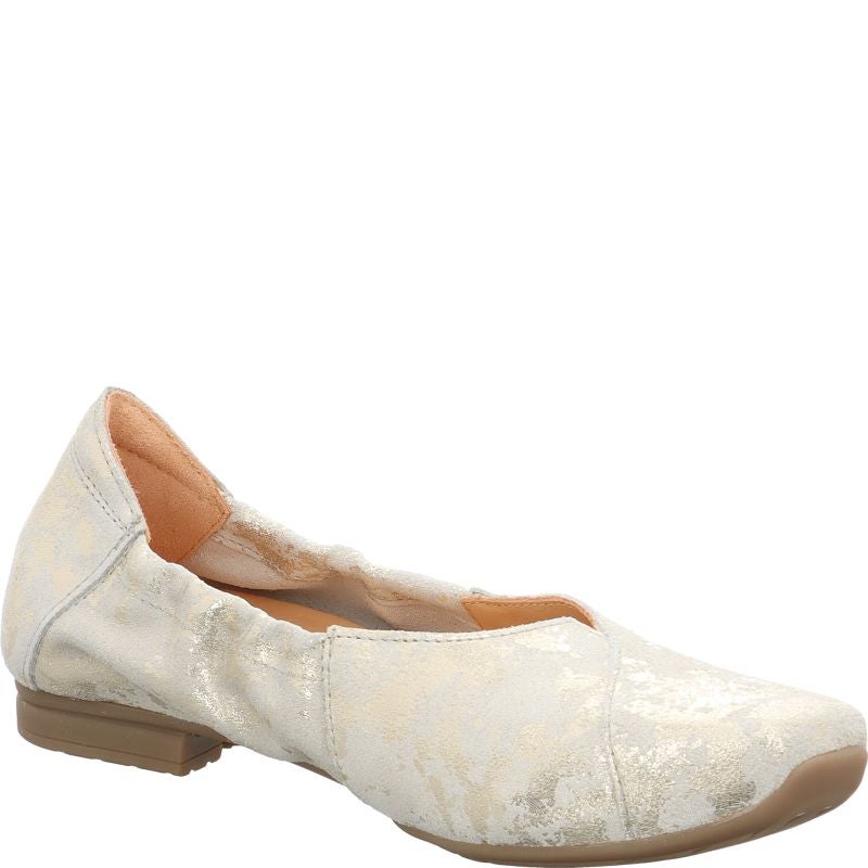 Think GAUDI Woman Ballerina - Material: Leather in Beige