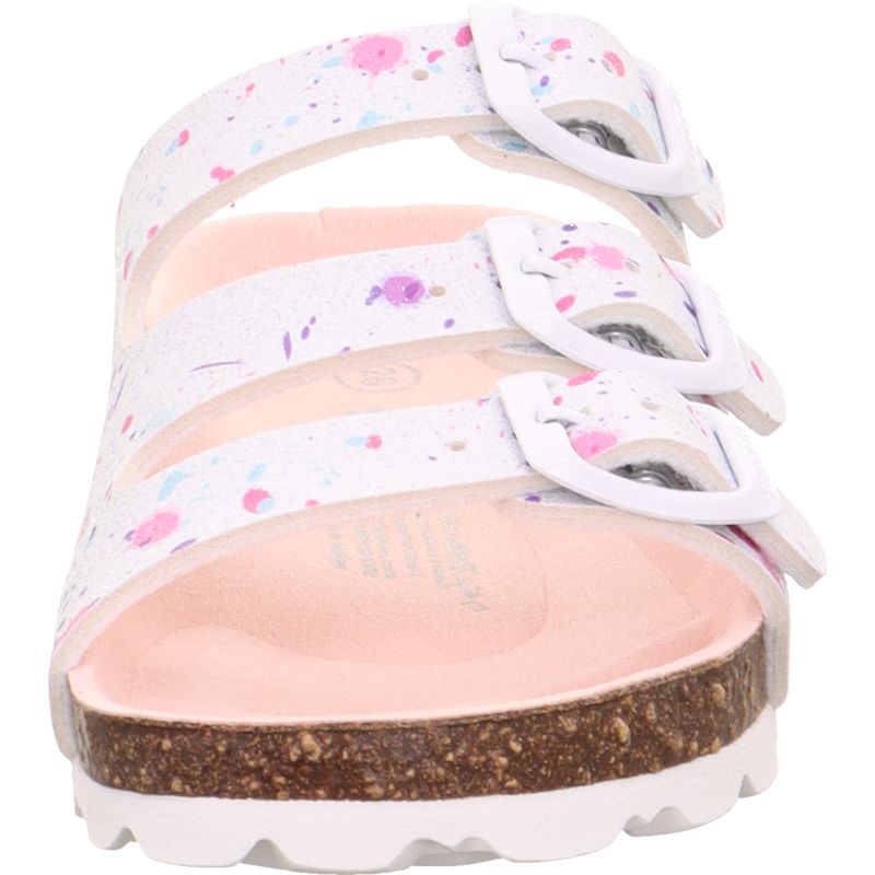 Superfit FUSSBETTPANTOFFEL Girls Slipper - Material: Sonstiges Material in White