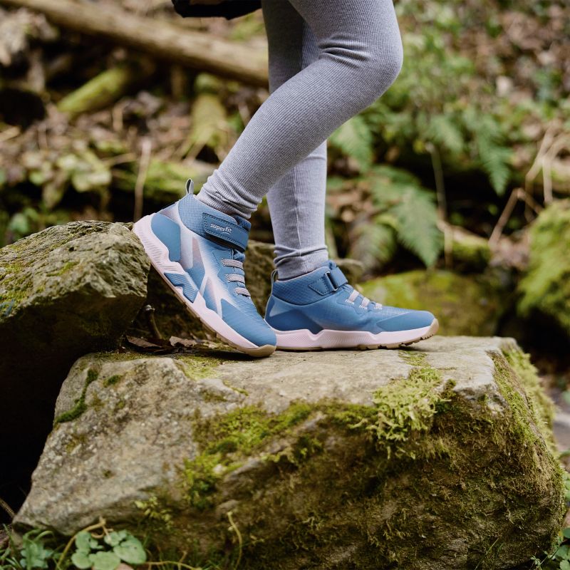 Superfit AGOS Mädchen Sneaker high - Material: Textil/Sonstiges Material in Blau