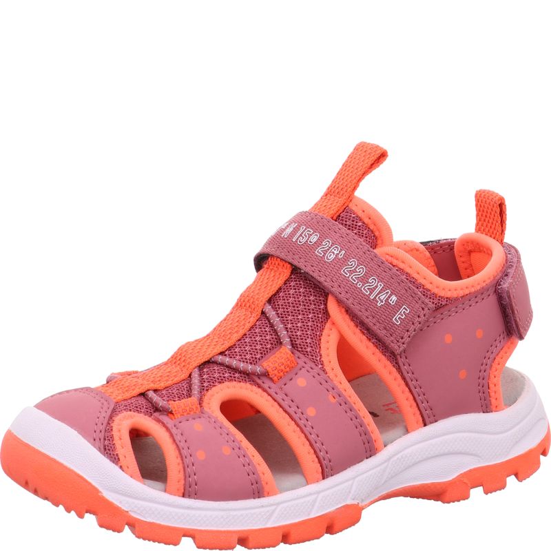 Superfit TORNADO LIGHT Mädchen Sandale - Material: Textil/Sonstiges Material in Pink