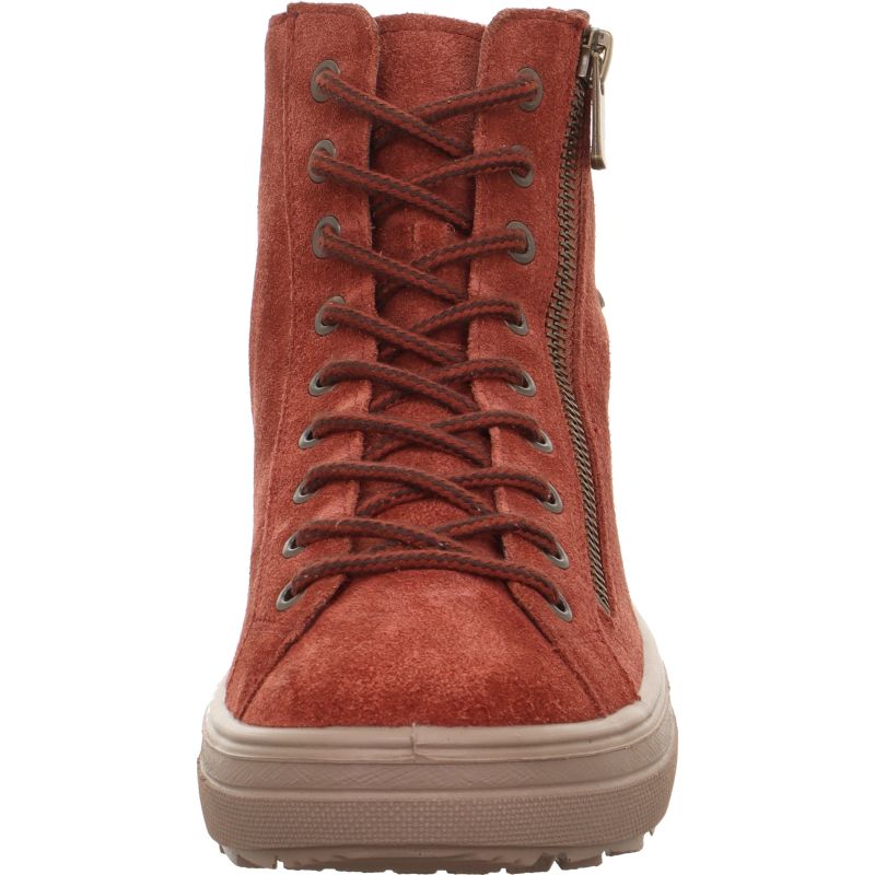 Legero MIRA Damen Sneaker high - Material: Leder/Textil in Rot