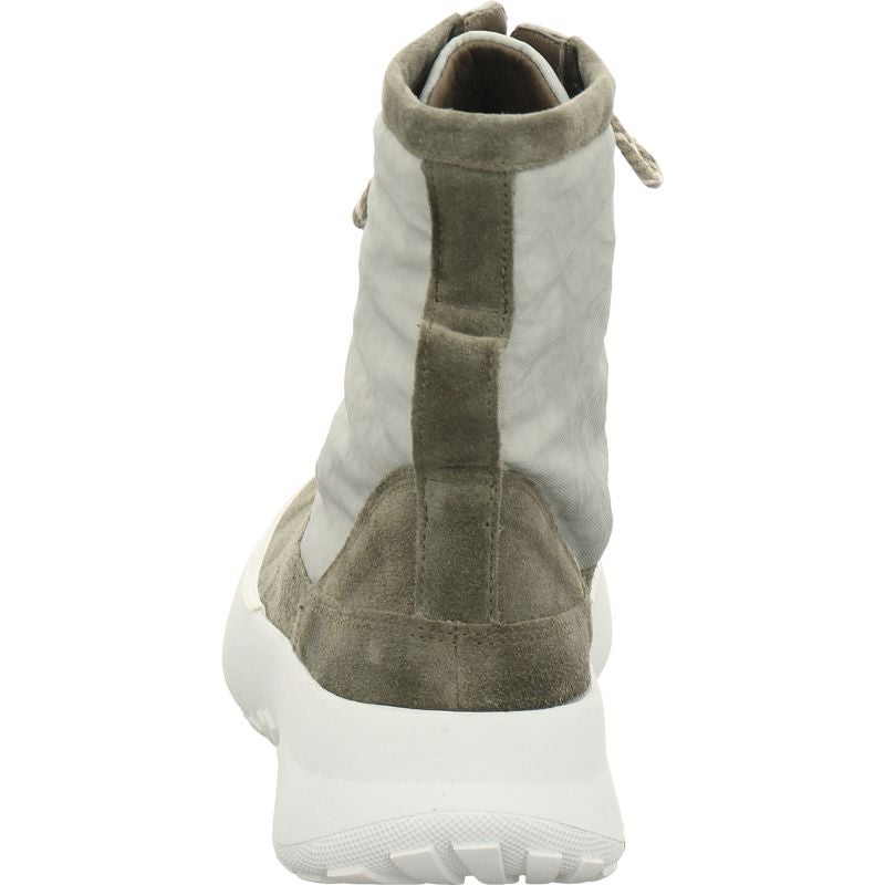 Think! KUSABI Damen Schnürboots - Material: Leder in Grün