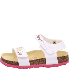 Superfit FUSSBETTPANTOFFEL Girls Sandal - Material: Sonstiges Material in White
