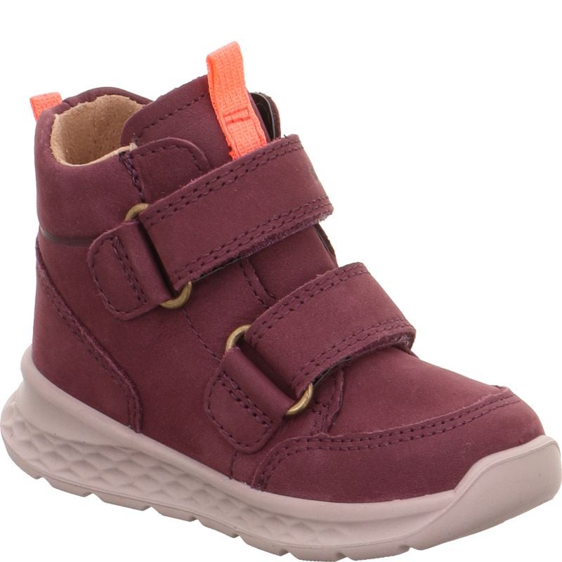Superfit BREEZE Sneaker high - Material: Leder in Rot