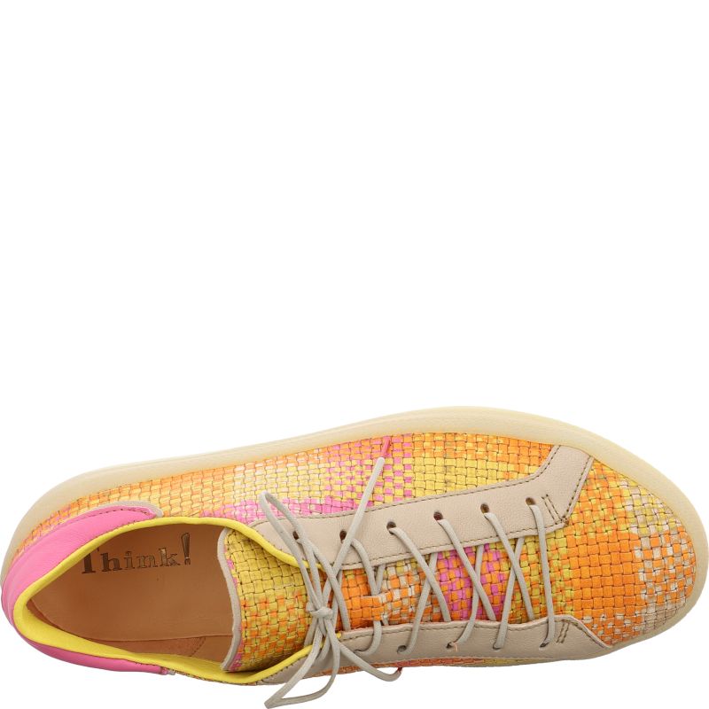 Think KUMI Woman Sneakers low - Material: Leather in Multi Colour