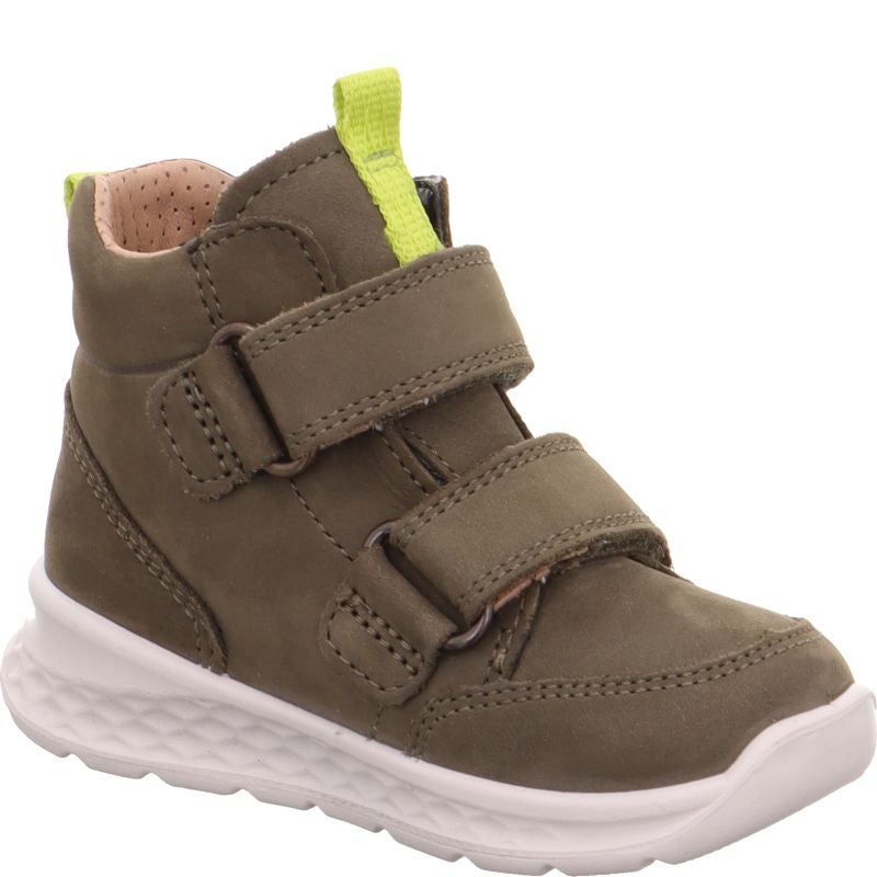 Superfit BREEZE Unisex, Jungen Sneaker high - Material: Leder in Grün