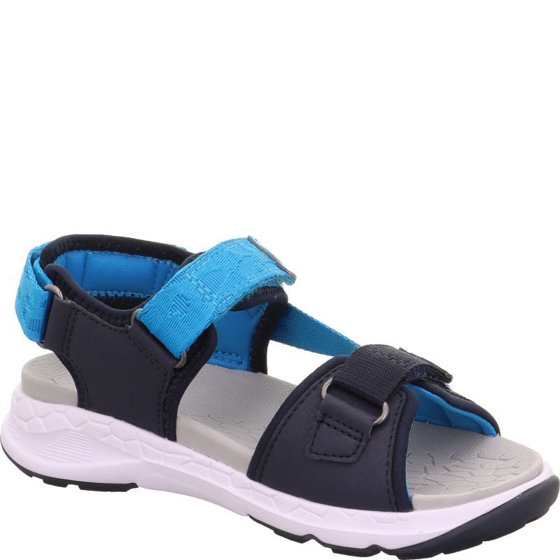Superfit CRISS CROSS Jungen Sandale - Material: Textil/Sonstiges Material in Blau