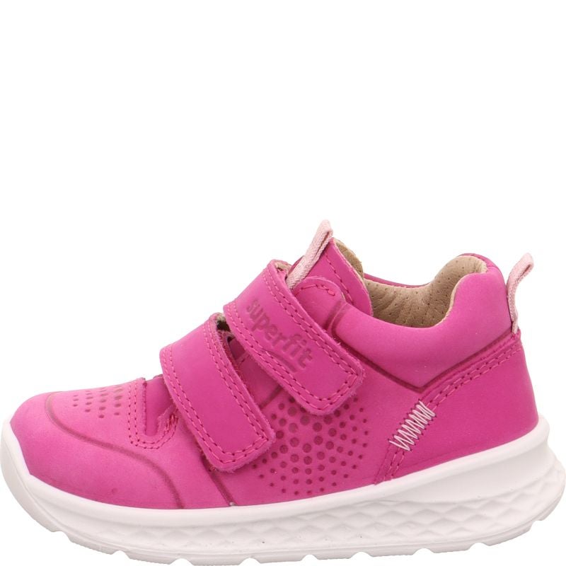 Superfit BREEZE Sneaker high - Material: Leder in Pink