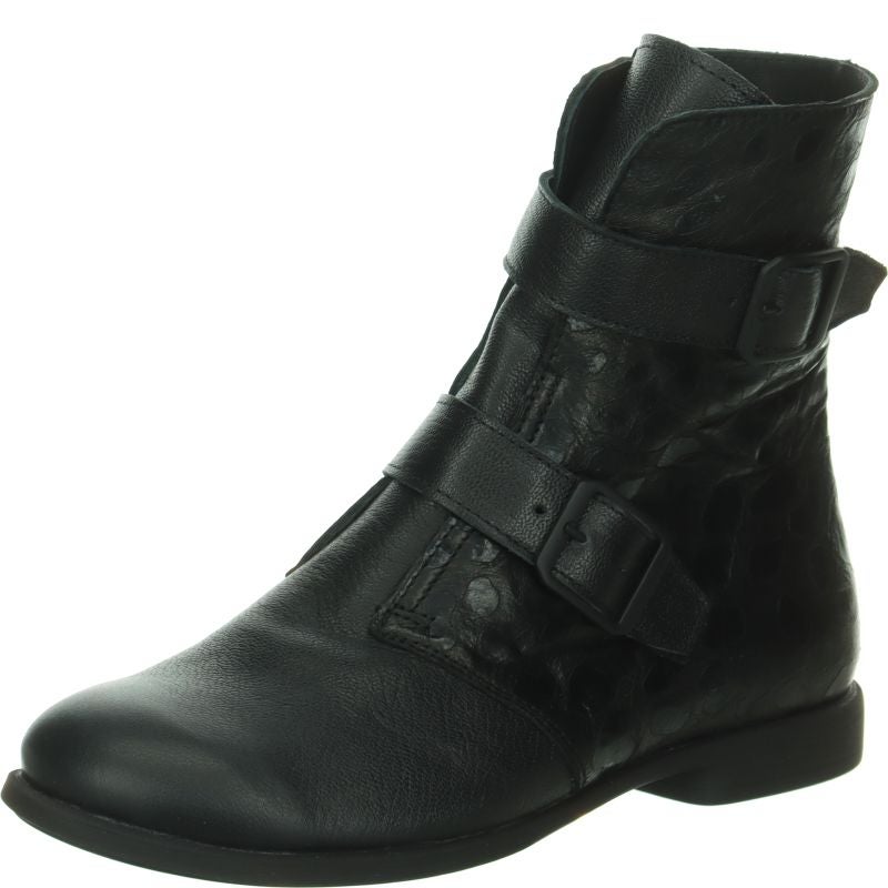 Think AGRAT Woman Ankle boot - Material: Leather in Black