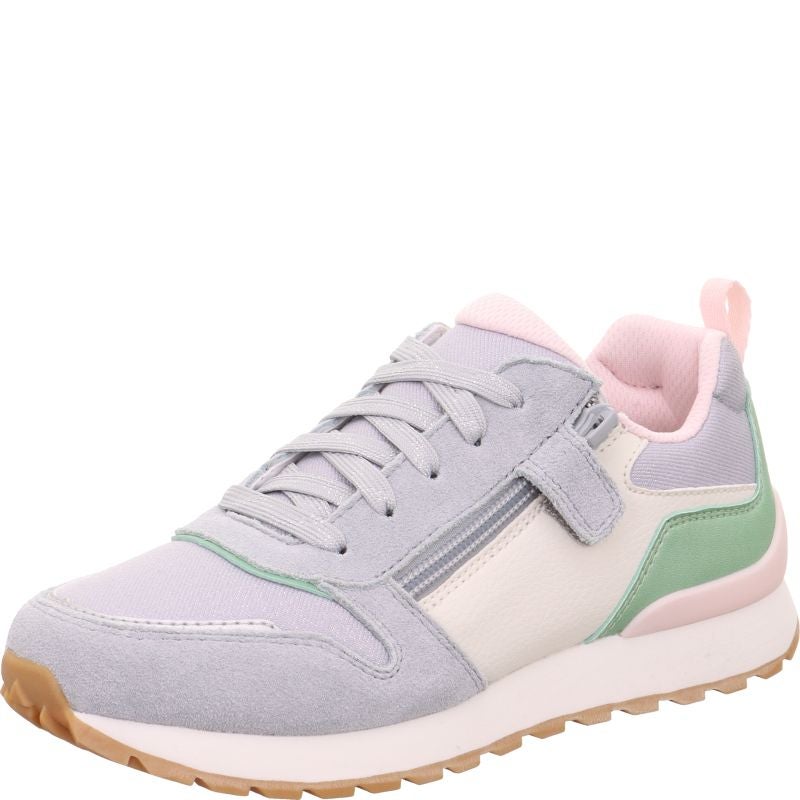 Superfit DASH Sneaker low - Material: Leder/Sonstiges Material/Textil in Weiß