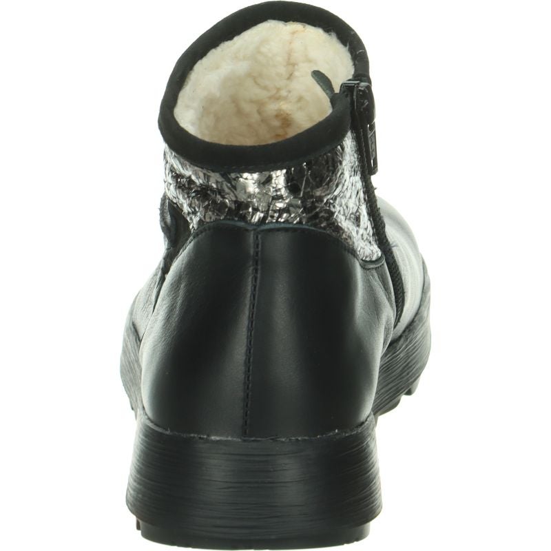 Think COMODA Woman Ankle boot - Material: Leather in Black