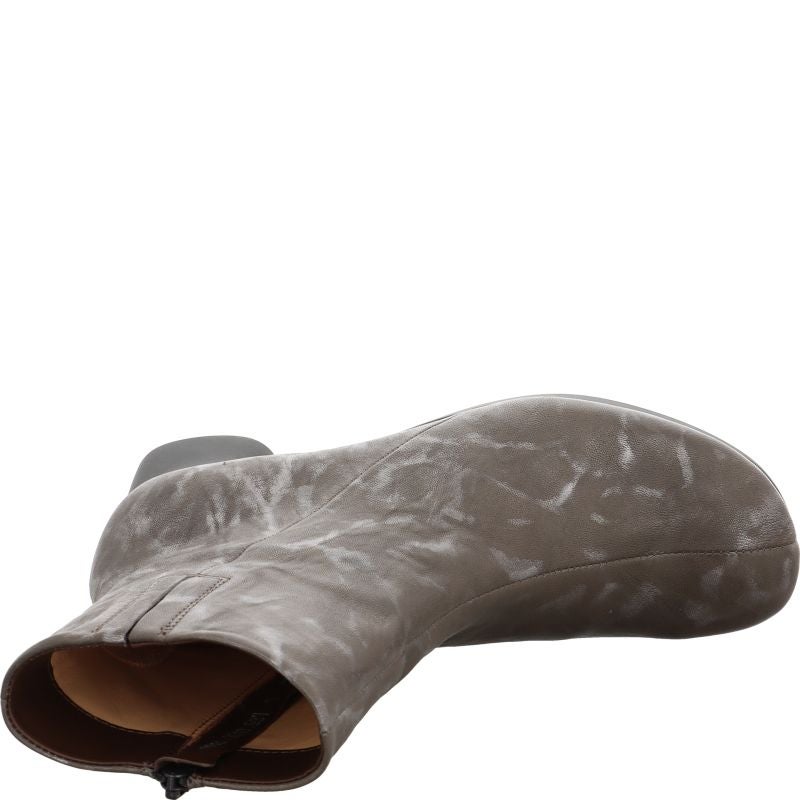 Think NANI Woman Ankle boot - Material: Leather in Grey