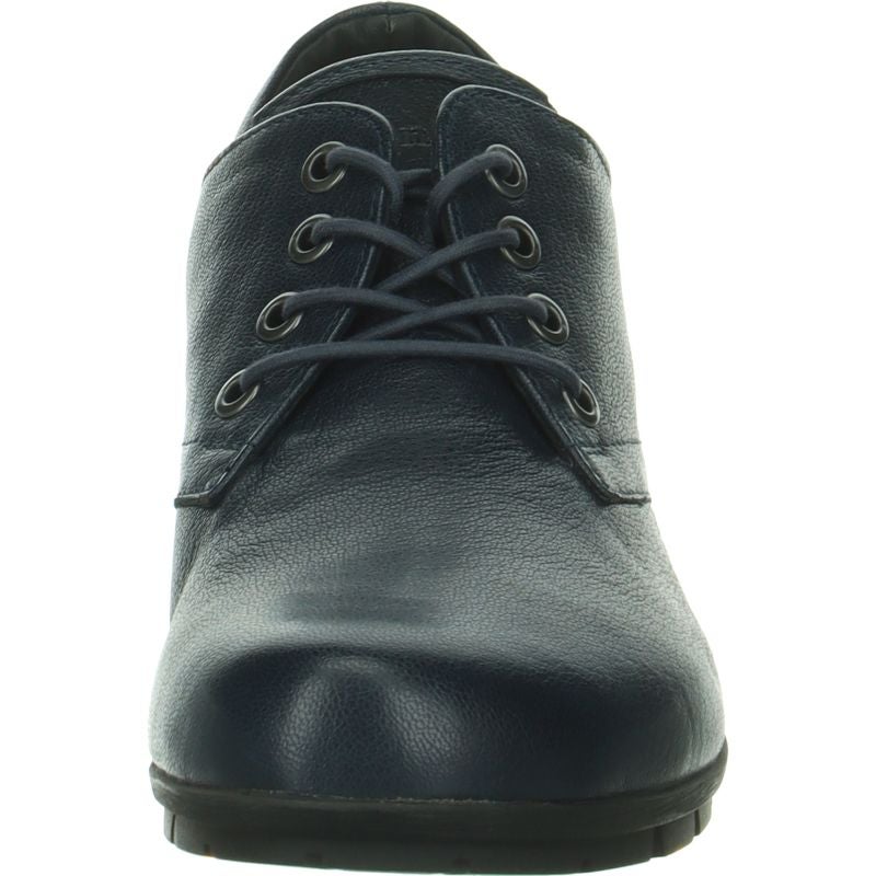 Think! MENSCHA Schnürschuh - Material: Leder in Blau