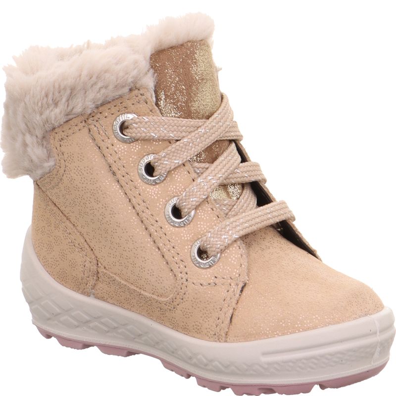 Superfit GROOVY 2.0 Boots - Material: Leder/Textil in Beige