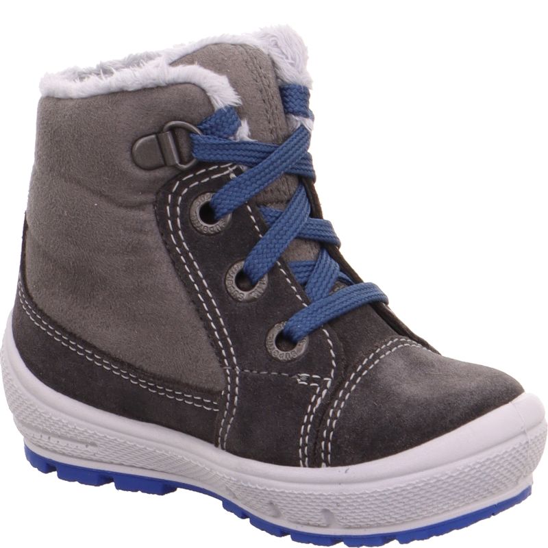 Superfit GROOVY Boys Boot - Material: Leather/Textil in Grey